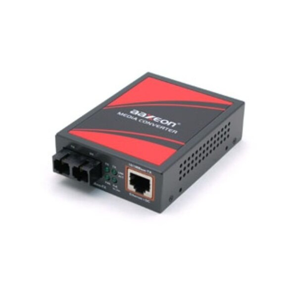 Antaira 10/100TX To 100FX PoE Media Converter, Single-Mode 15KM, SC Connector FCU-1802P-SC-S15 - main